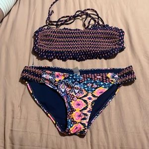 Two piece swim suit